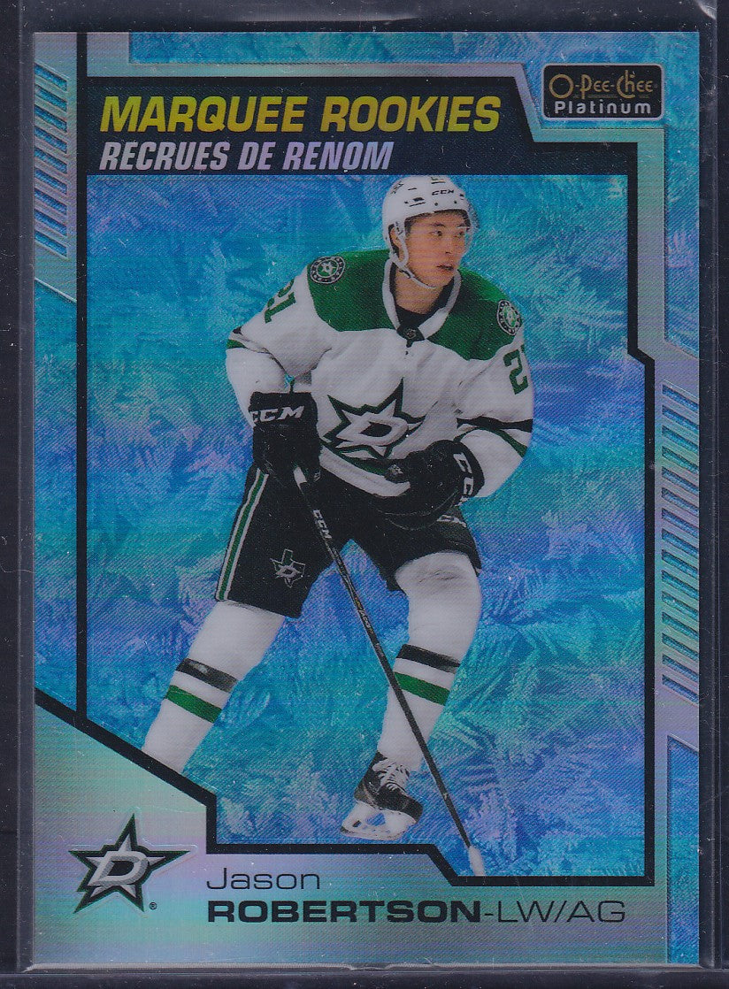 JASON ROBERTSON - 2020 O-Pee-Chee Marquee Rookies ARCTIC FREEZE #159, /99