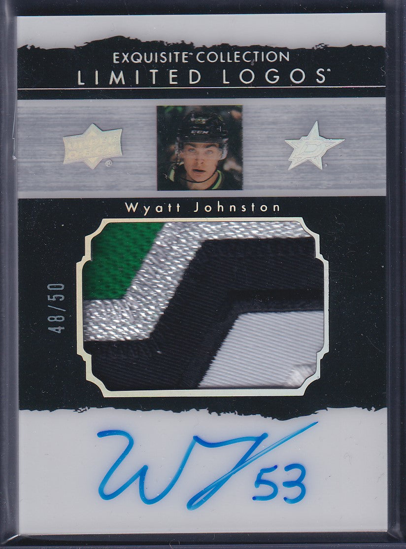 WYATT JOHNSTON - 2022 Exquisite Rookie Limited Logos #LLT-WJ, /50