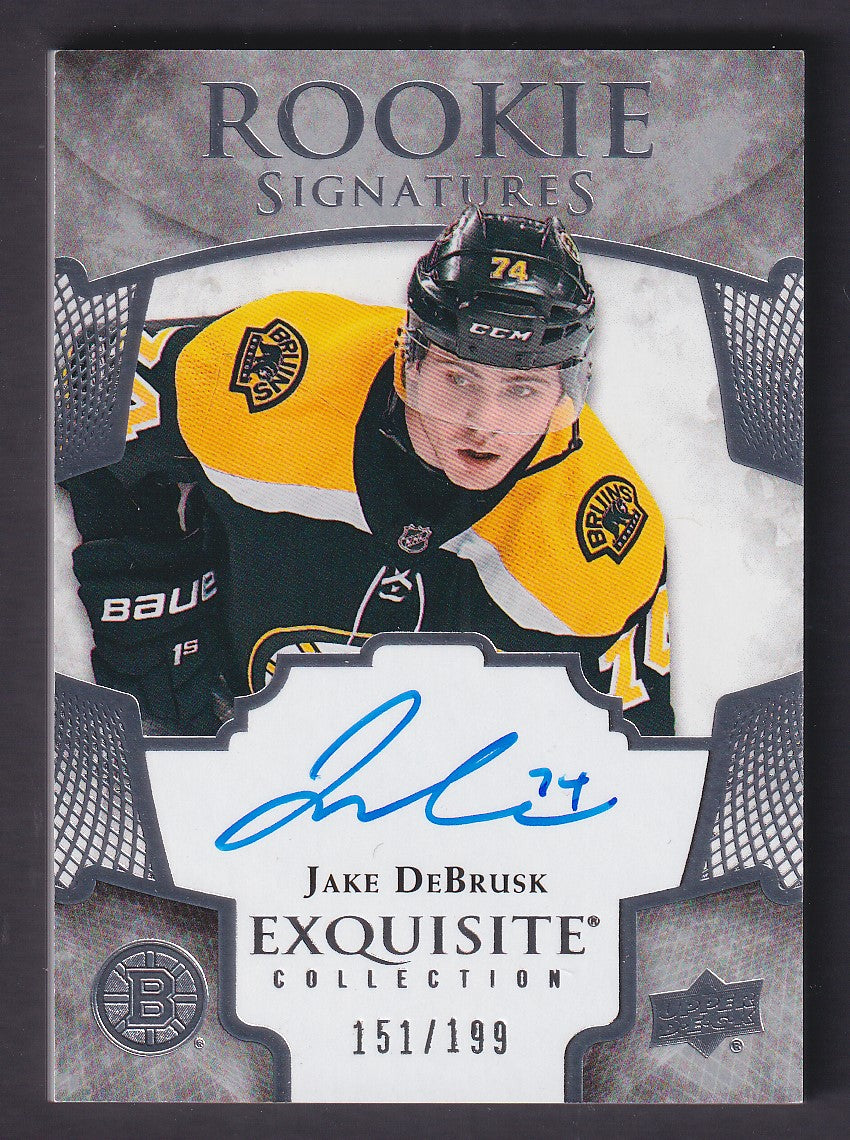 JAKE DEBRUSK - 2017 Upper Deck Exquisite Rookie Signatures Auto #ERS-JD, /199