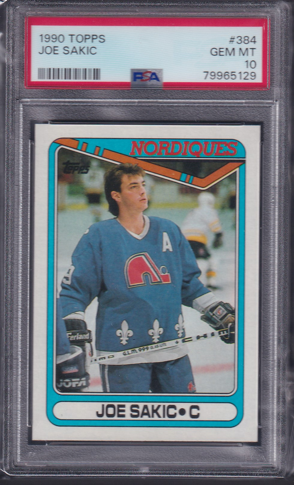 JOE SAKIC - 1990 Topps #384, PSA 10