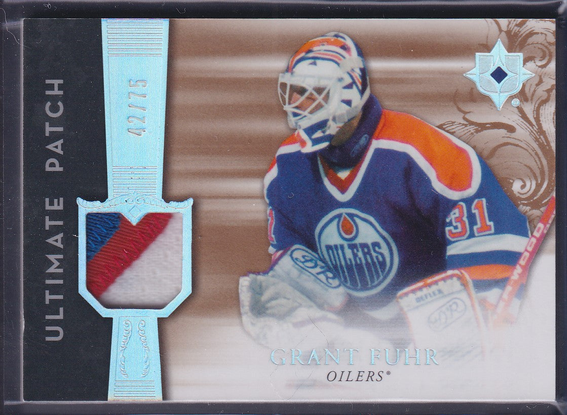 GRANT FUHR - 2006 Upper Deck Ultimate Jersey Patch #UJ-GF, /75