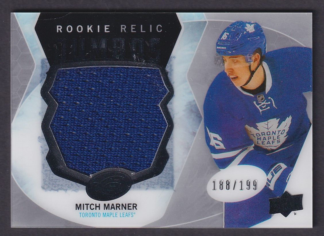 MITCH MARNER - 2016 Upper Deck Ice Rookie Relic Jumbos Patch #RRJ-MM, /199