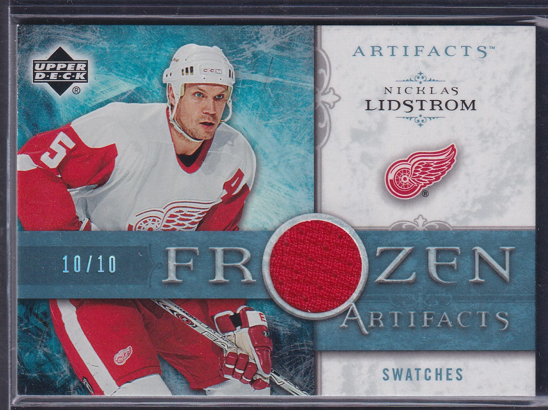 NICKLAS LINDSTROM - 2006 Upper Deck Artifacts Frozen Artifacts Patch #FA-NL, /10