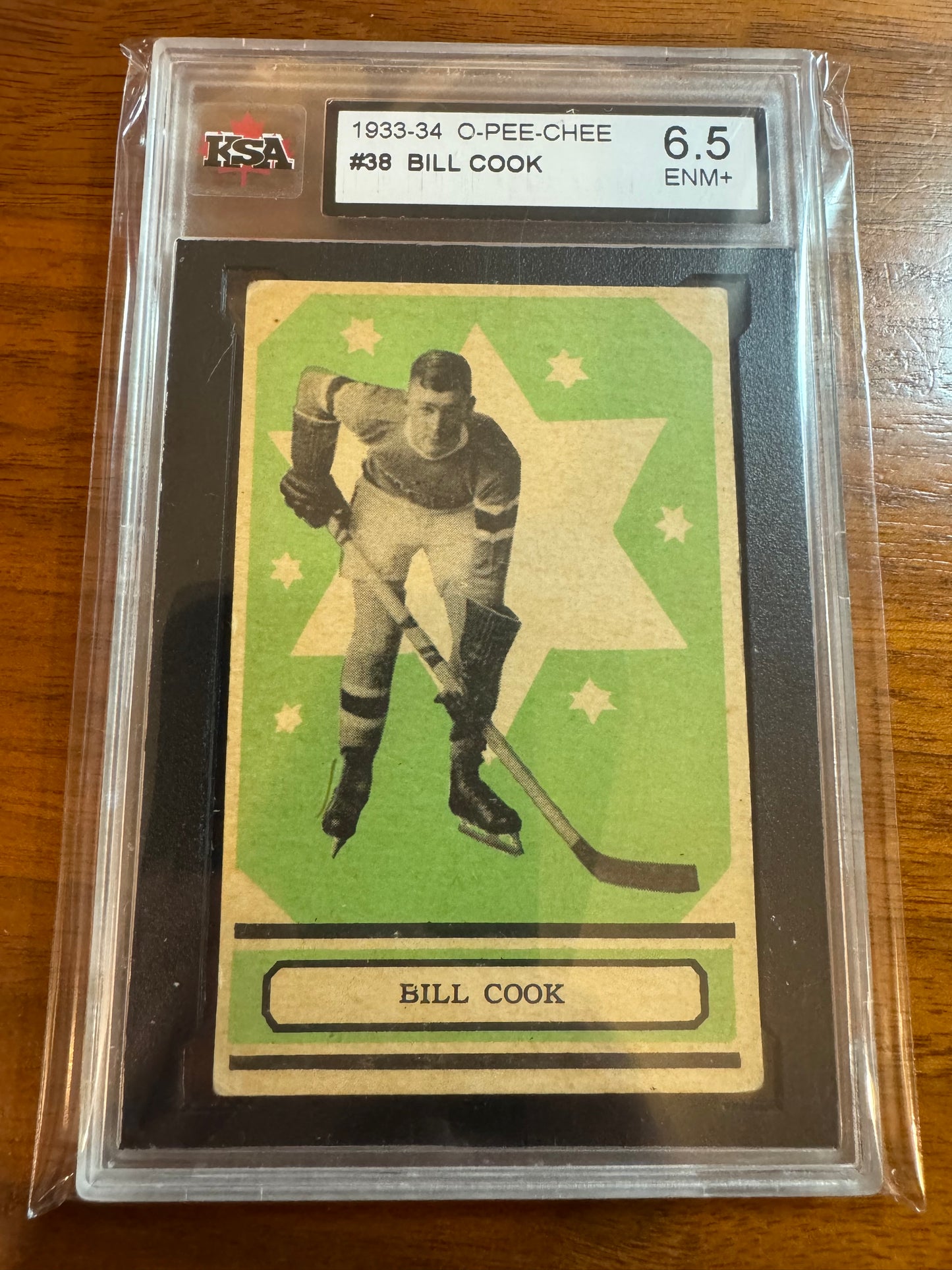 BILL COOK - 1933 O-Pee-Chee Series A #38, KSA 6.5