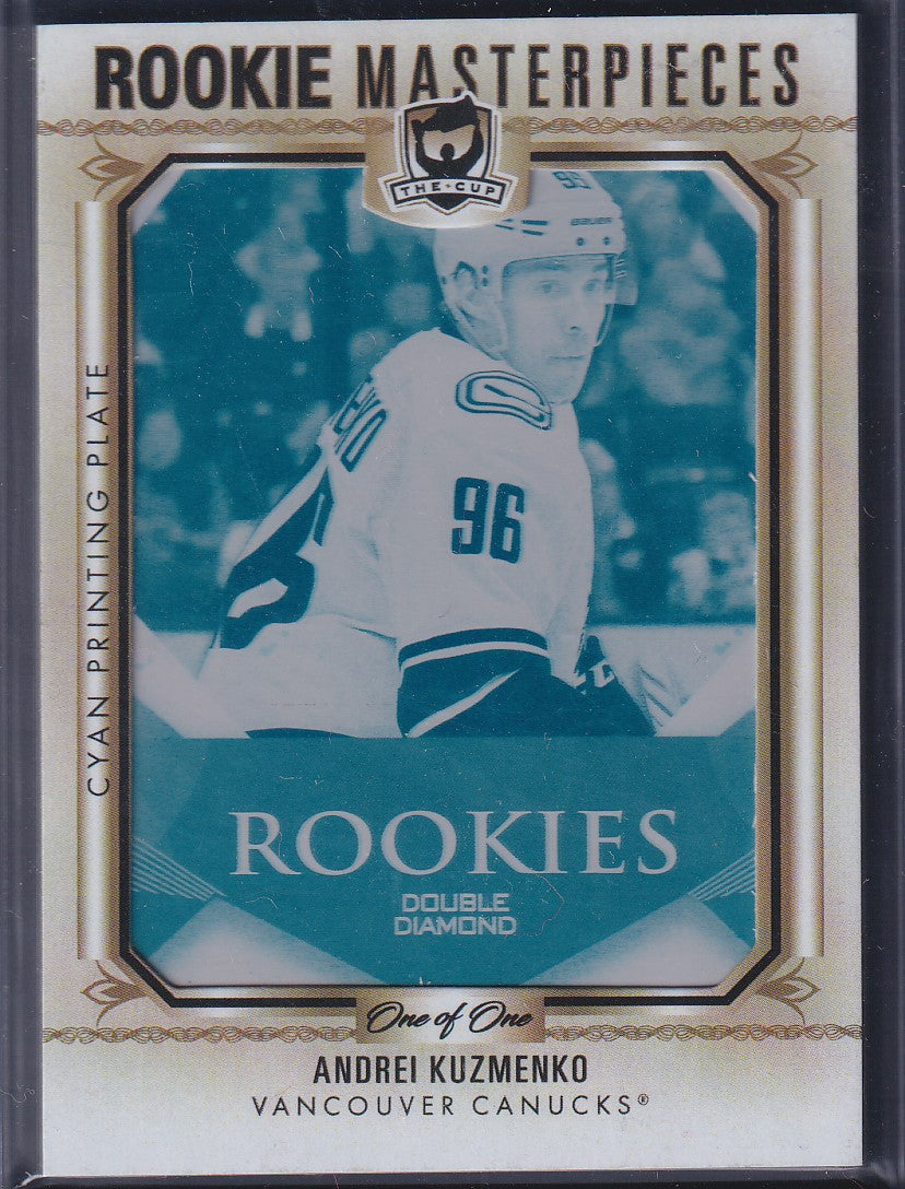 ANDREI KUZMENKO - 2022 The Cup Rookie Masterpieces PLATE #BD-BDR-AK, 1/1