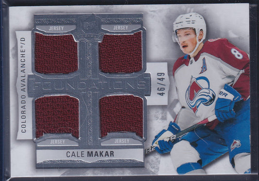 CALE MAKAR - 2022 The Cup Foundations Quad Patch #F-CM, /49