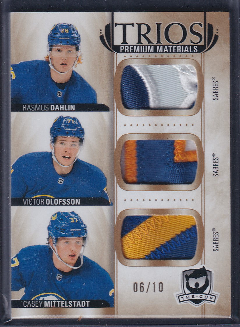 DAHLIN / OLOFSSON / MITTELSTADT - 2021 Cup Trios Premium Materials #C3-MD0, /10