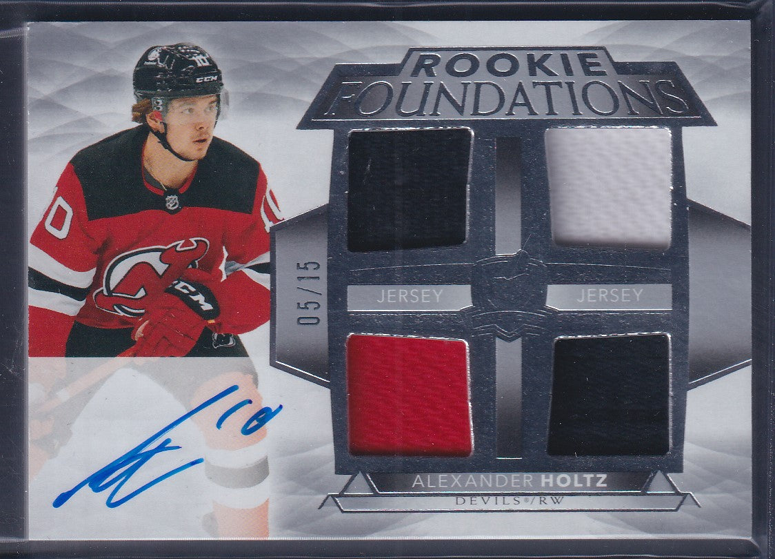 ALEXANDER HOLTZ - 2021 The Cup Rookie Foundations Patch Auto #F-AH, /15