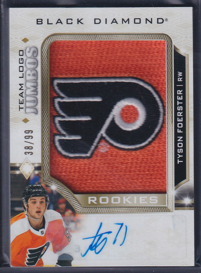 TYSON FOERSTER - 2023 Black Diamond Team Logo Jumbos Rookies Auto #RTL-TF, /99