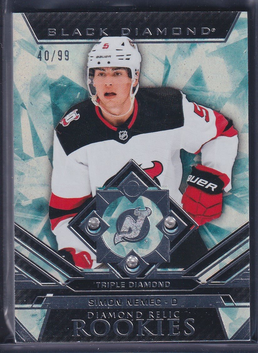 SIMON NEMEC - 2023 Upper Deck Black Diamond Relic Rookies #BDR-SN, /99