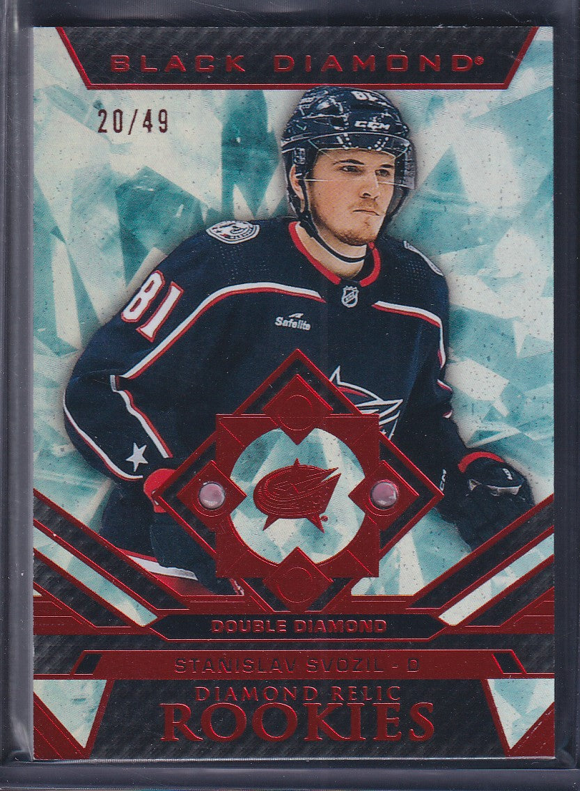 STANISLAV SVOZIL - 2023 Upper Deck Black Diamond Relic Rookies #BDR-SV, /49