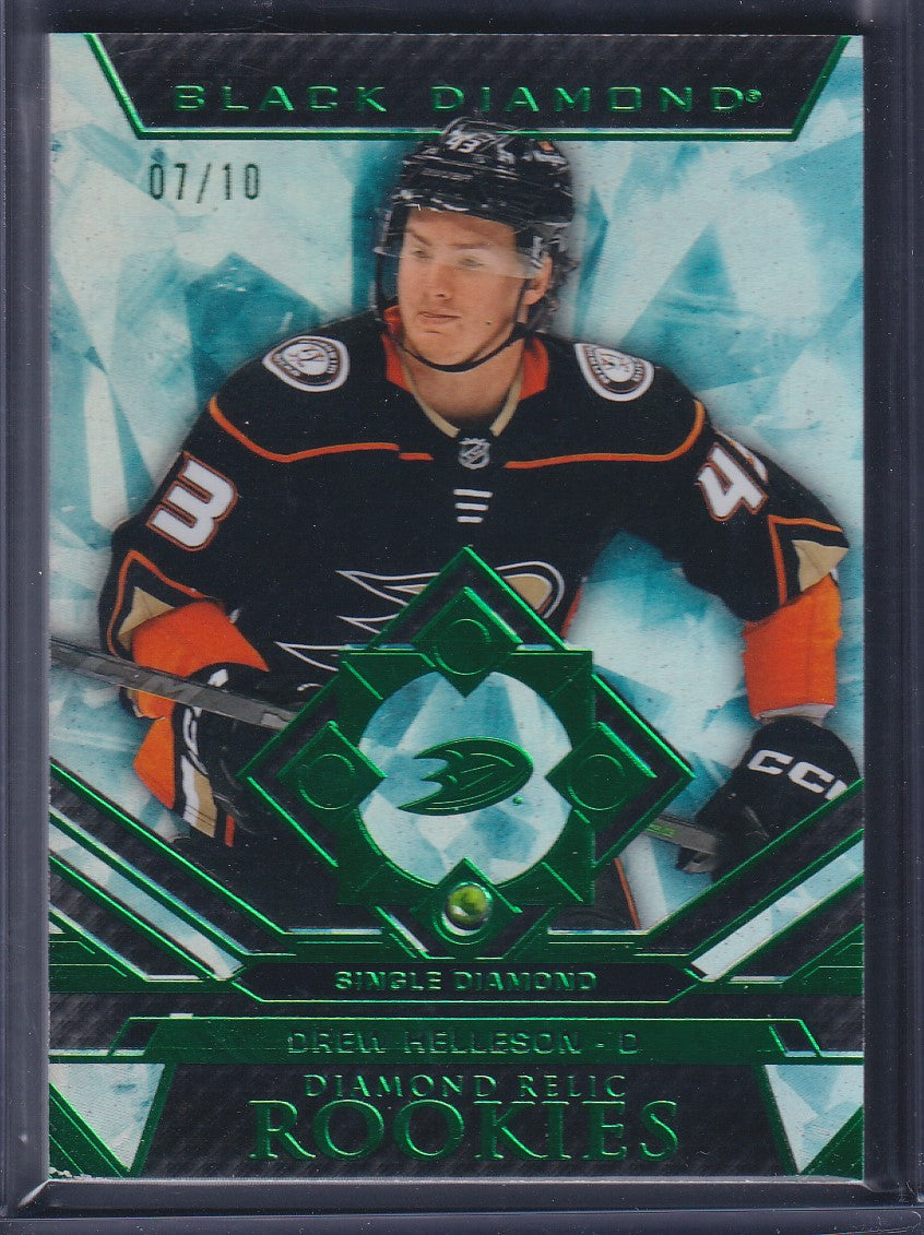 DREW HELLESON - 2023 Upper Deck Black Diamond Relic Rookies #BDR-DH, /10