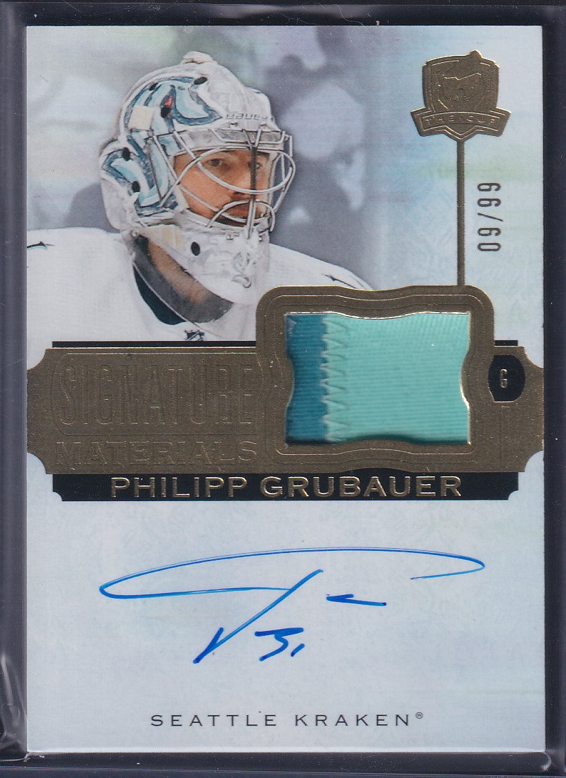 PHILIPP GRUBAUER - 2022 The Cup Signature Materials Auto Patch #SP-PG, /99