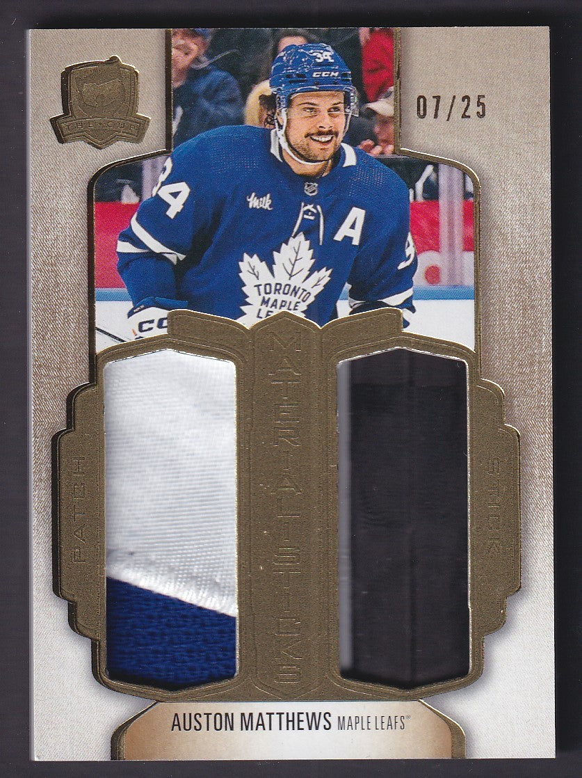 AUSTON MATTHEWS - 2022 The Cup Materialisticks #MS-AM, /25