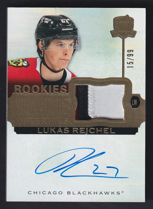 LUKAS REICHEL - 2022 The Cup Rookies Signature Materials Auto Patch #SP-LR, /99