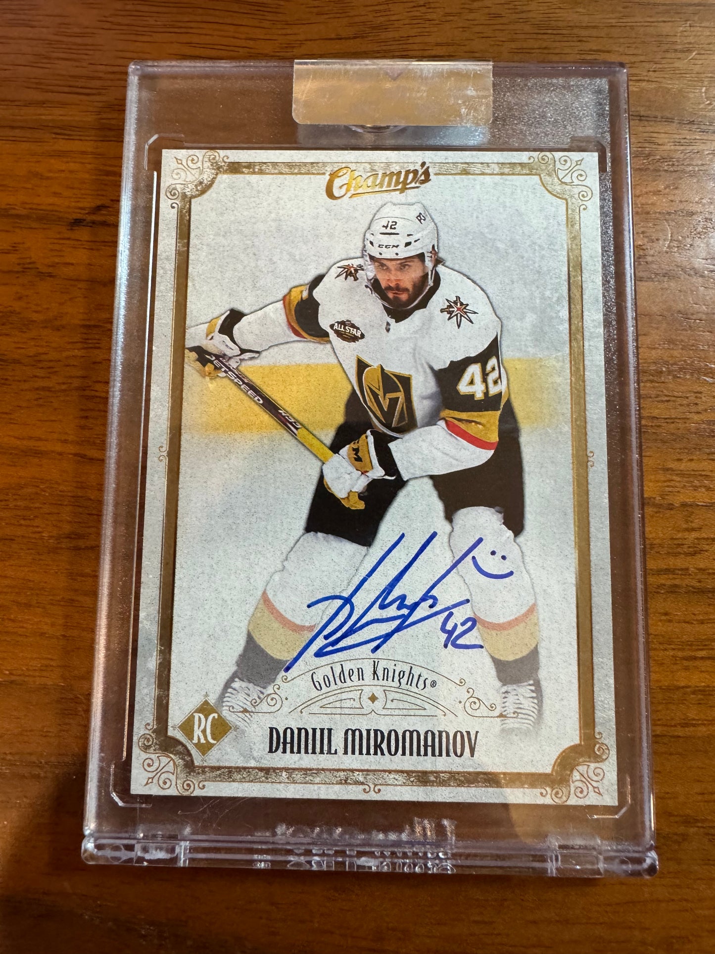 DANIIL MIROMANOV - 2021 Upper Deck Clear Cut Champs Auto Rookie #C-MI