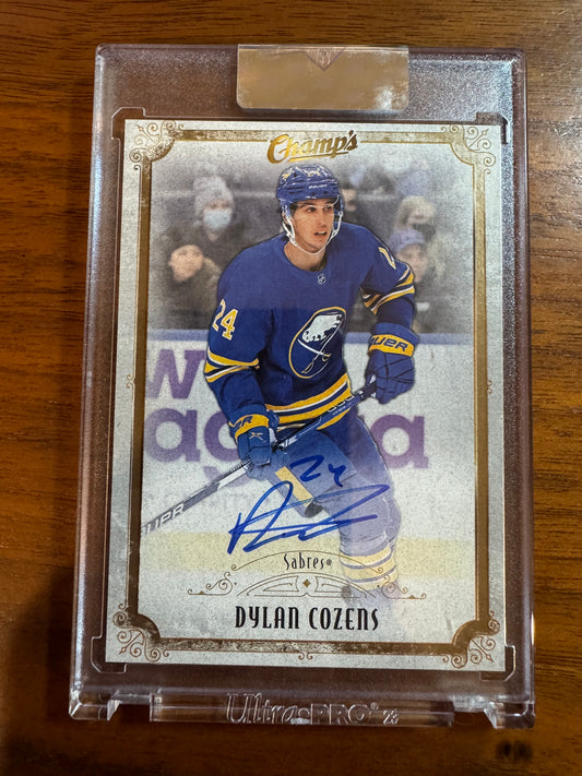 DYLAN COZENS - 2021 Upper Deck Clear Cut Champs Auto #C-DC