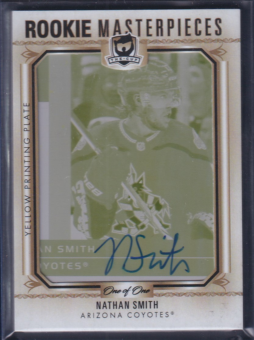 NATHAN SMITH - 2020 The Cup Rookie Masterpieces PLATE Auto #SPA-RFWA2-NS, 1/1