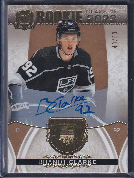 BRANDT CLARKE - 2022 The Cup Rookie Class of 2023 Auto #2023-BC, /50