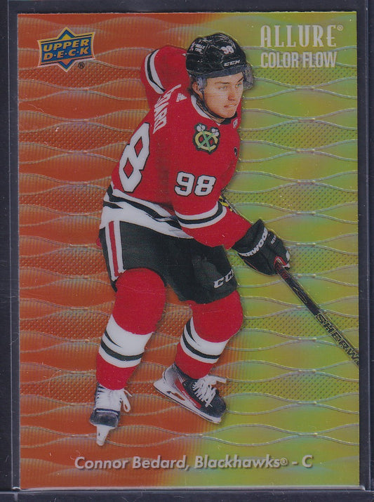 CONNOR BEDARD - 2023 Upper Deck Allure Color Flow ORANGE-YELLOW #CF-16