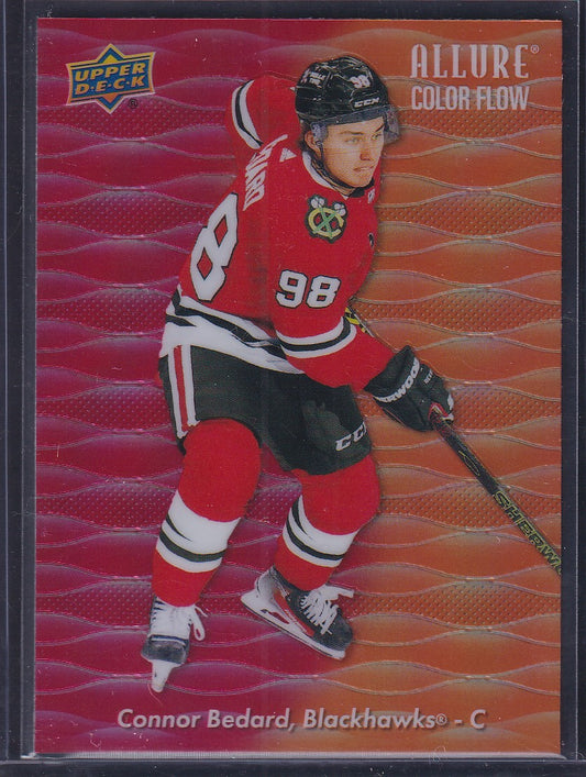 CONNOR BEDARD - 2023 Upper Deck Allure Color Flow RED-ORANGE #CF-16