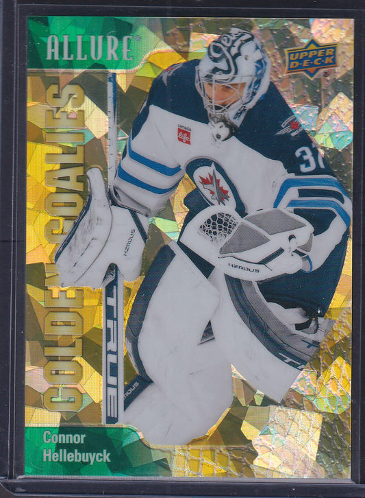 CONNOR HELLEBUYCK - 2023 Allure Golden Goalies GREEN #GG-10, /249