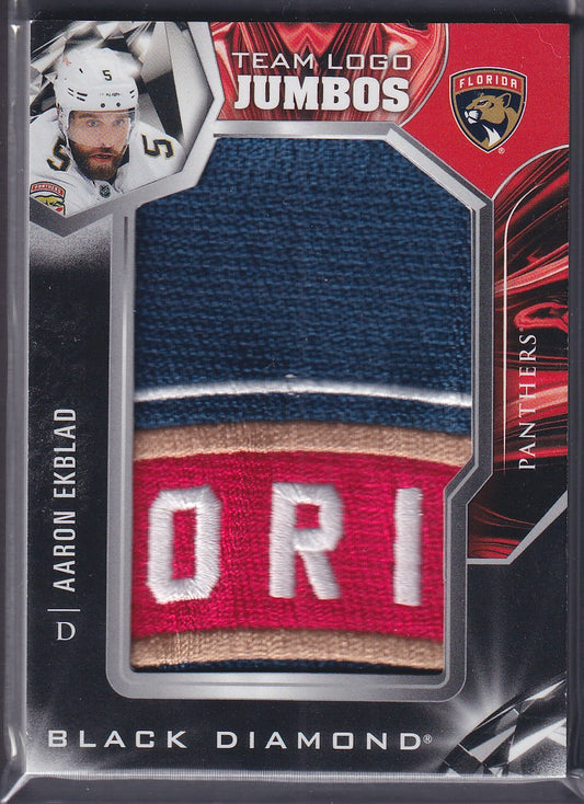 AARON EKBLAD - 2022 UD Black Diamond Team Logo Jumbos #TL-AE