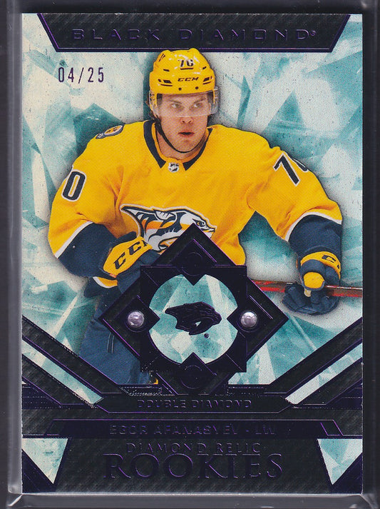 EGOR AFANASYEV - 2023 UD Black Diamond Rookies #BDR-EA, /25