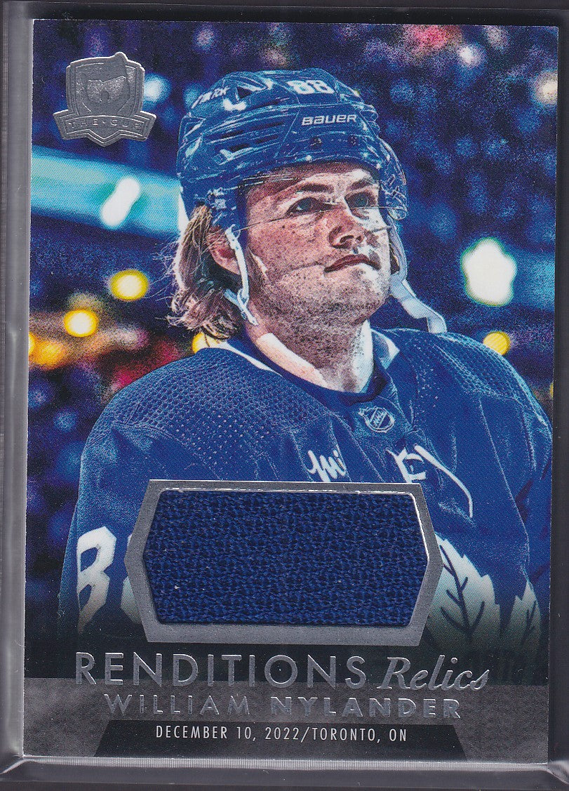 WILLIAM NYLANDER - 2022 The Cup Renditions Relics Patch #RR-WN