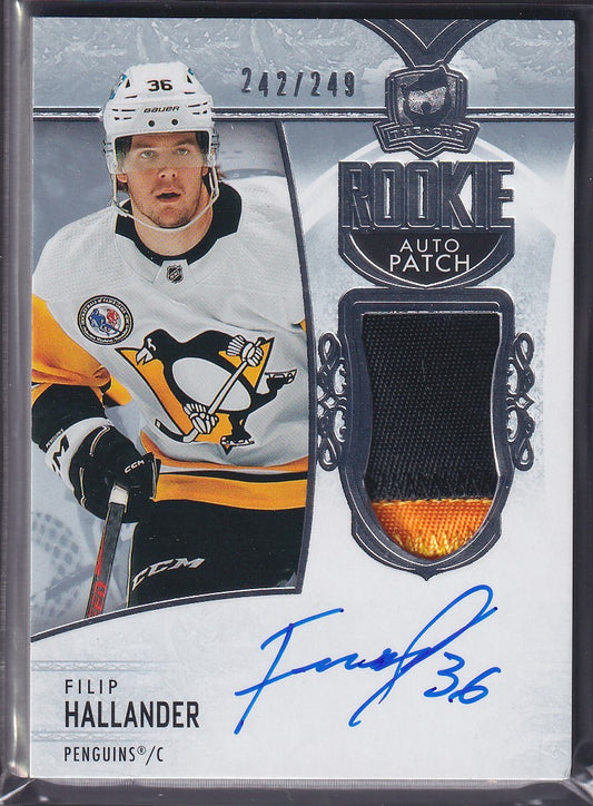 FILIP HALLANDER - 2022 The Cup Rookie Auto Patch #109, /249