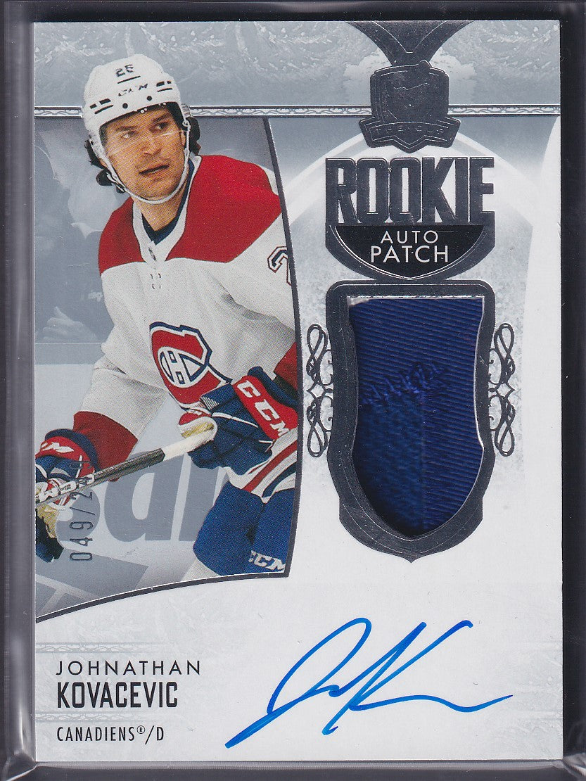 JOHNATHAN KOVACEVIC - 2022 The Cup Rookie Auto Patch #176, /249