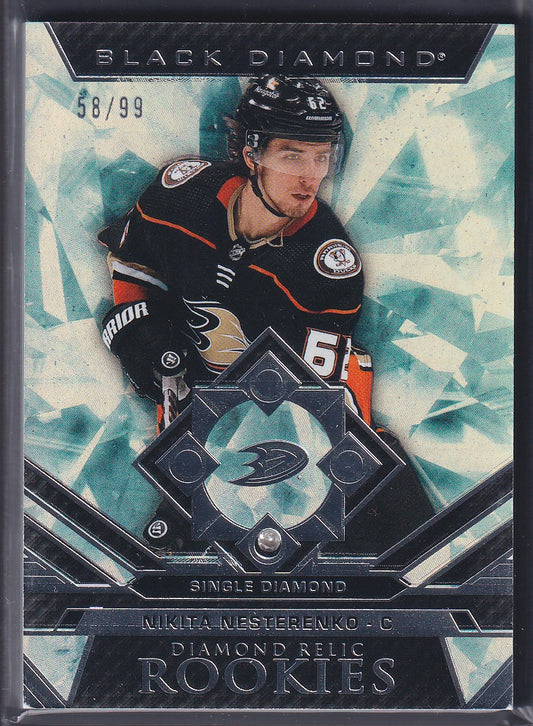 NIKITA NESTERENKO - 2023 UD Black Diamond Relic Rookies #BDR-NN, /99