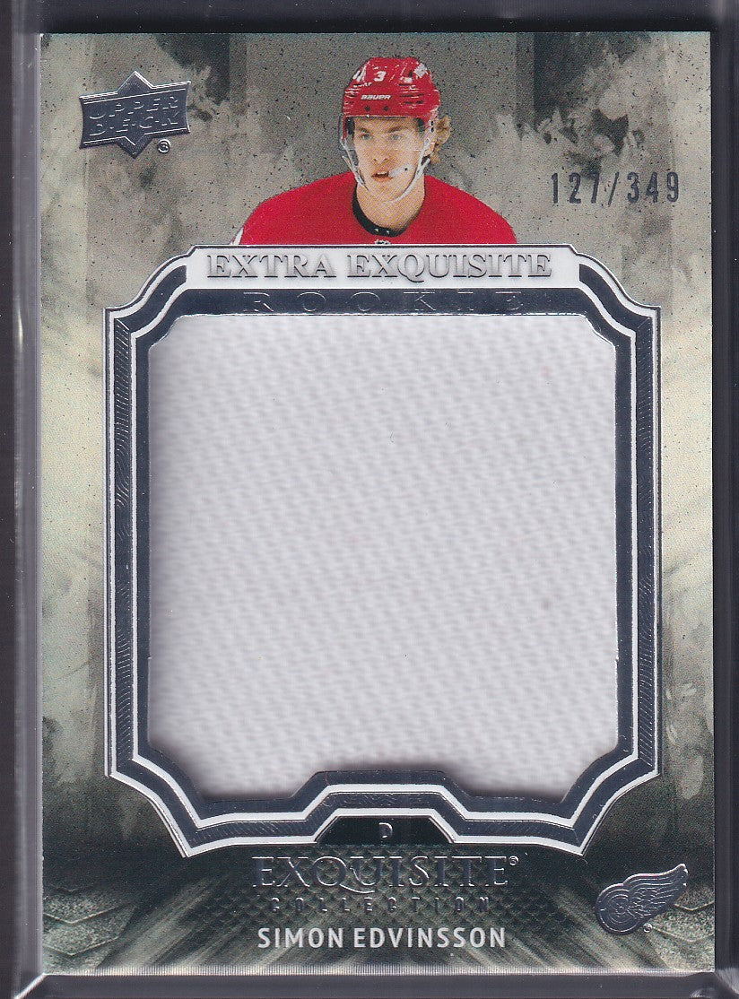 SIMON EDVINSSON - 2023 UD Extra Exquisite Patch Rookie #ECER-SE, /349