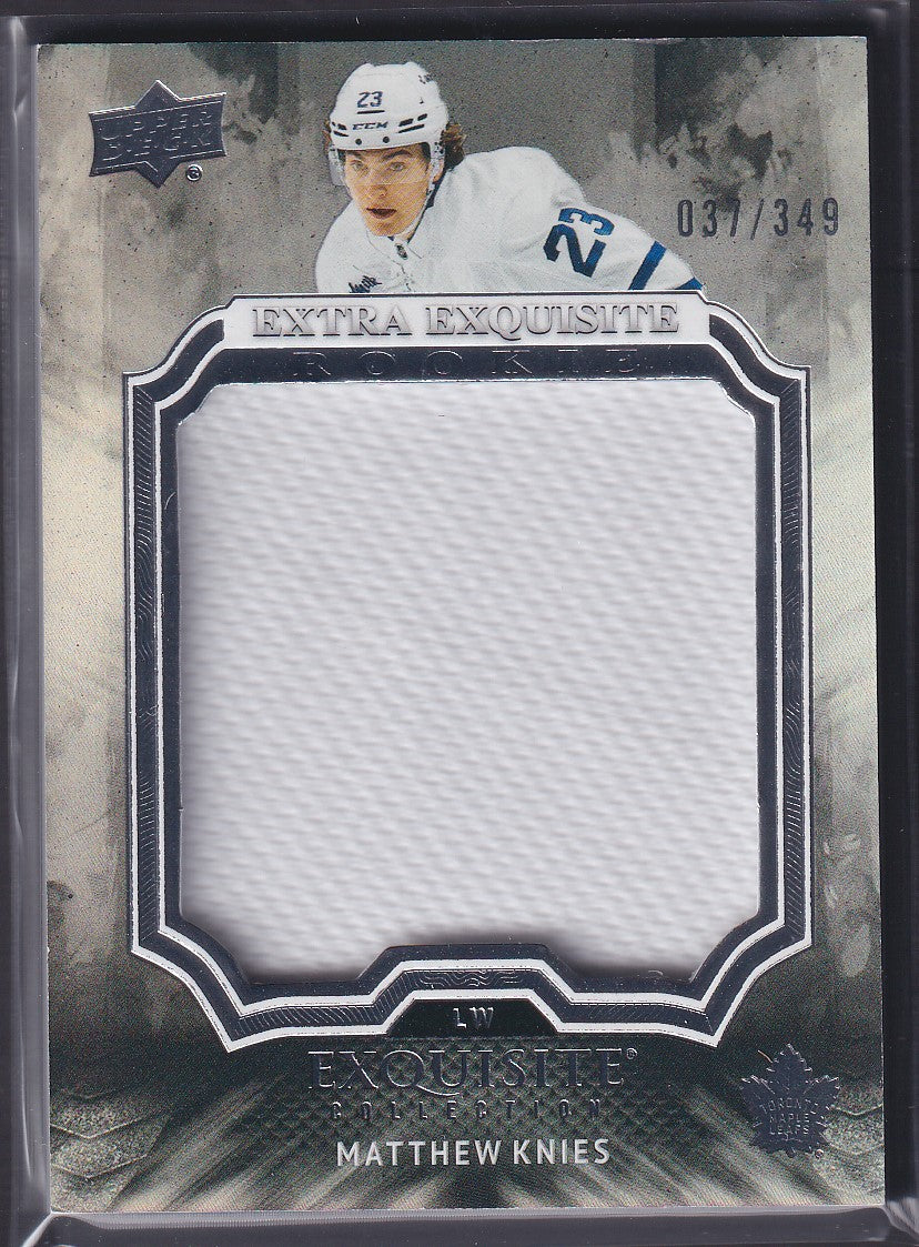 MATTHEW KNIES - 2023 Upper Deck Extra Exquisite Patch Rookie #ECER-KN, /349