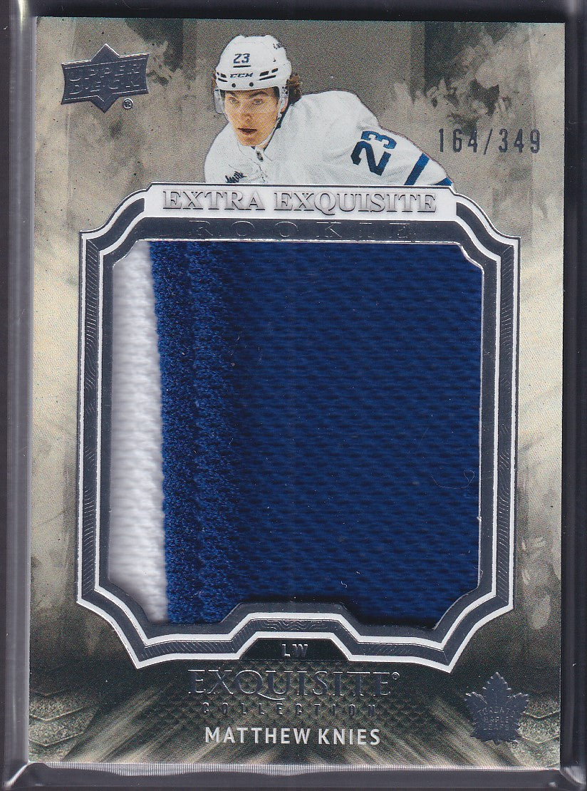 MATTHEW KNIES - 2023 Upper Deck Extra Exquisite Patch Rookie #ECER-KN, /349