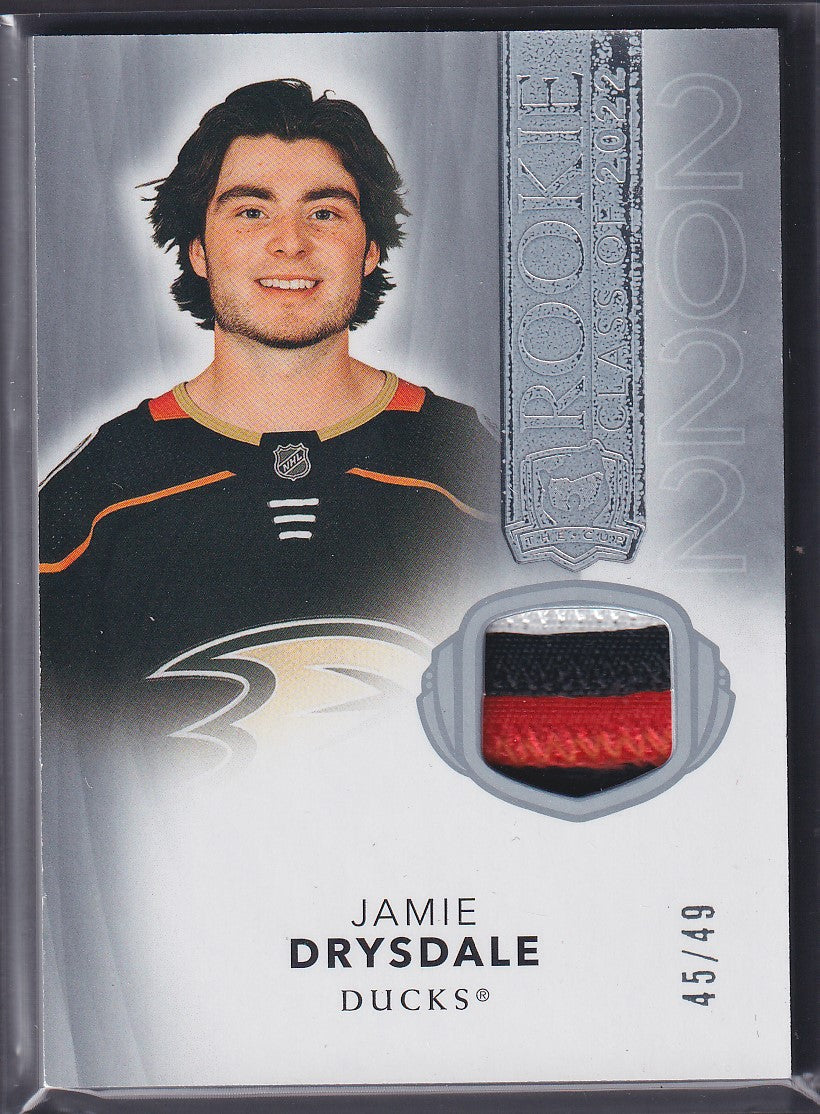 JAMIE DRYSDALE - 2021 The Cup Rookie Class of 2022 Patch #2022-JD, /49