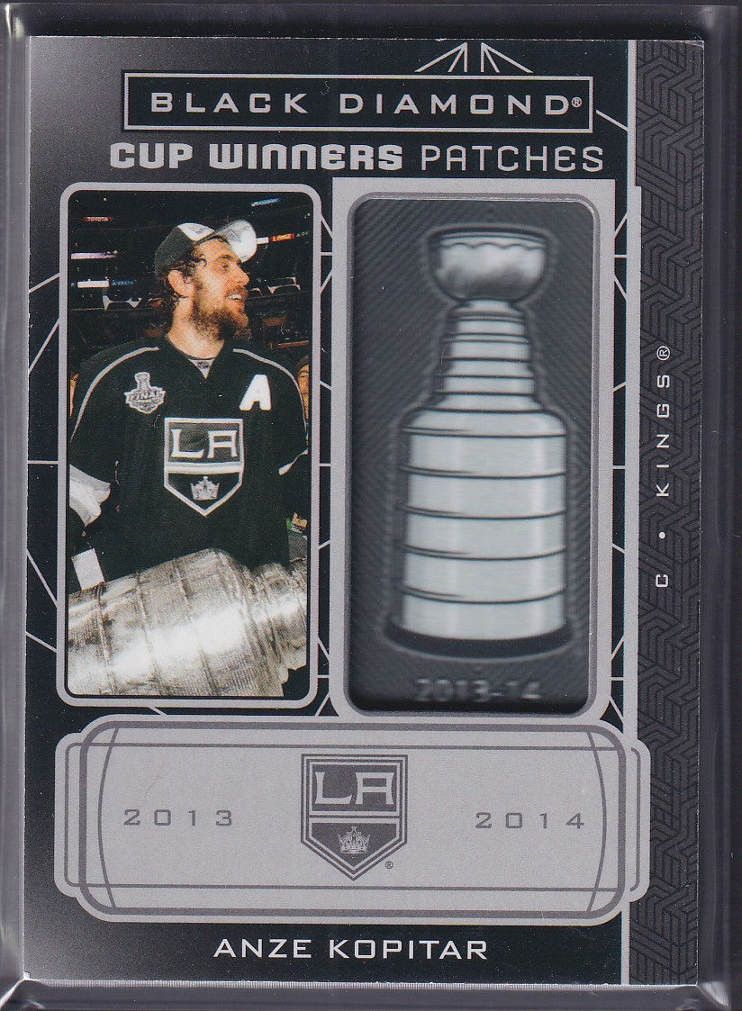 ANZE KOPITAR - 2023 UD Black Diamond Cup Winners Patches #CW-AK