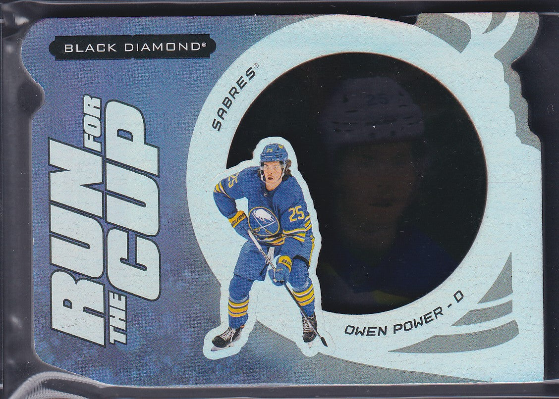 OWEN POWER - 2022 UD Black Diamond Run for The Cup #RUN-OP, /99