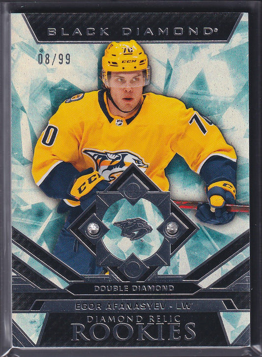 EGOR AFANASYEV - 2023 UD Black Diamond Rookies #BDR-EA, /99