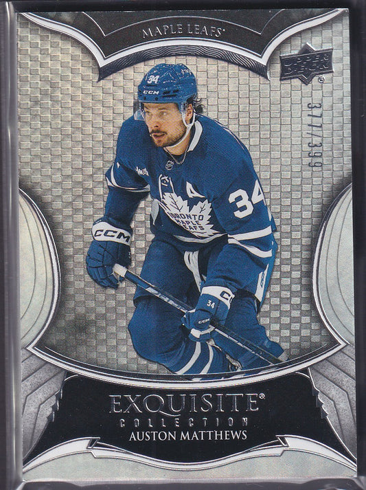 AUSTON MATTHEWS - 2023 Upper Deck Exquisite #V-AM, /399