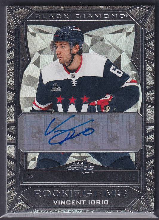 VINCENT IORIO - 2023 UD Black Diamond Rookie Gems Auto #RG-VI, /199