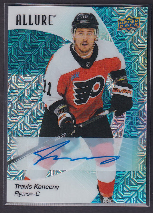 TRAVIS KONECNY - 2023 UD Allure Blue Line Auto #29, /35