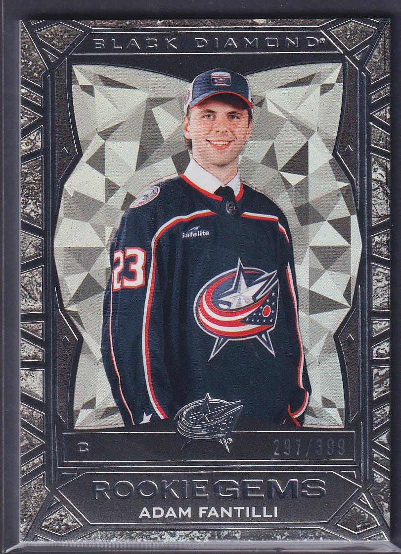 ADAM FANTILLI - 2023 UD Black Diamond Rookie Gems #RG-AF, /399