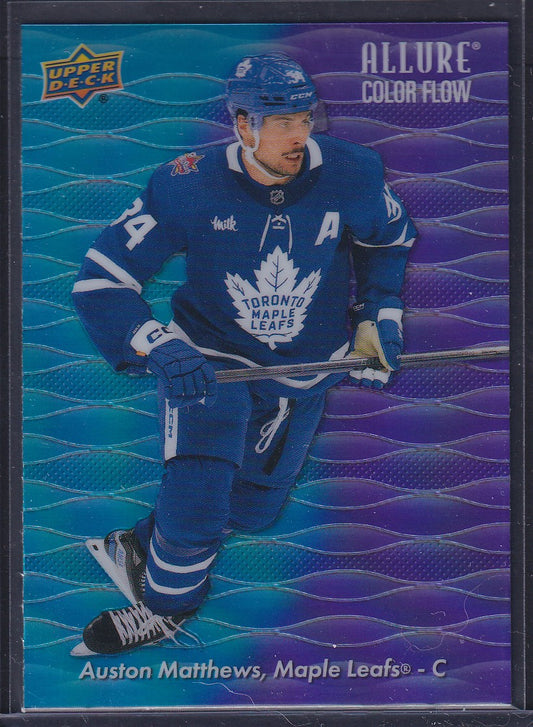 AUSTON MATTHEWS - 2023 UD Allure Color Flow Blue-Purple #CF-24