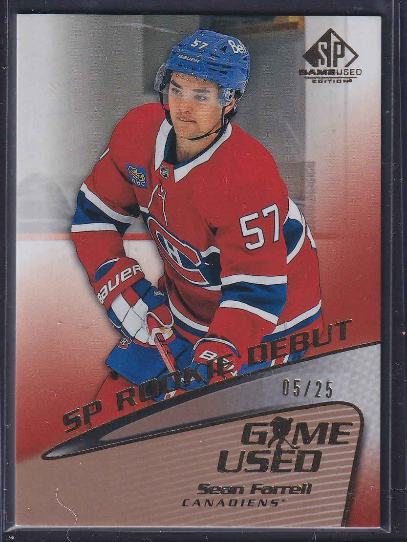 SEAN FARRELL - 2023 SP Game Used Rookie Debut #R-17, /25