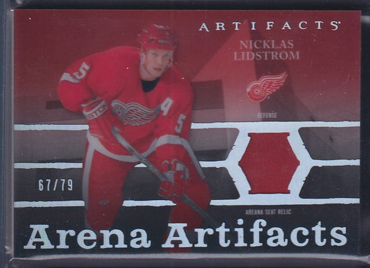 NICKLAS LIDSTROM - 2021 Upper Deck Arena Artifacts Seat Relic #JLA-NL, /79