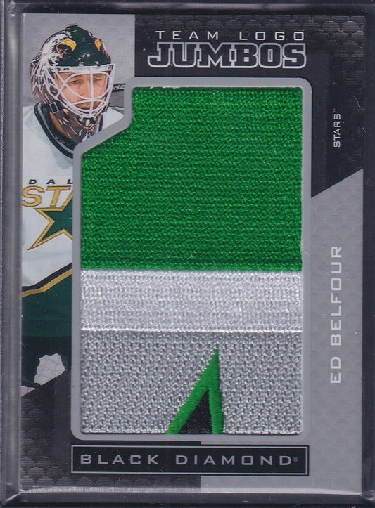 ED BELFOUR - 2021 Upper Deck Black Diamond Team Logo Jumbos #TLDS-EB