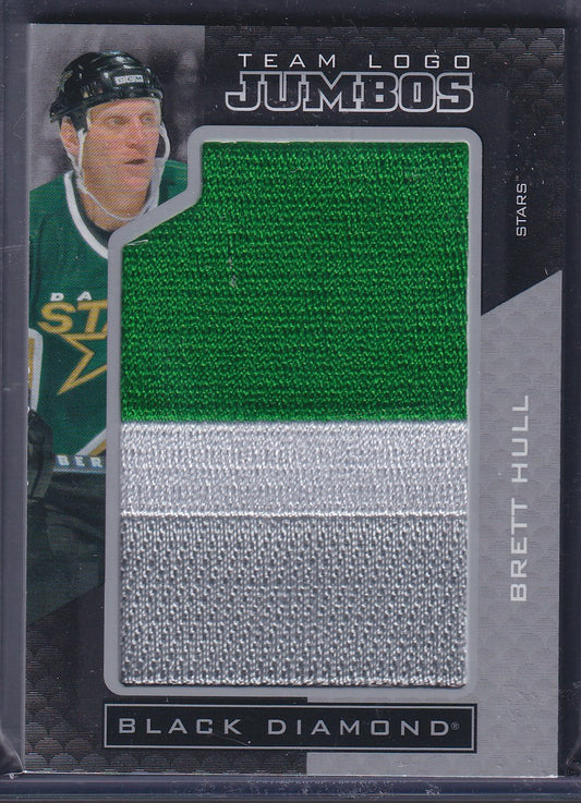 BRETT HULL - 2021 Upper Deck Black Diamond Team Logo Jumbos #TLDS-BH