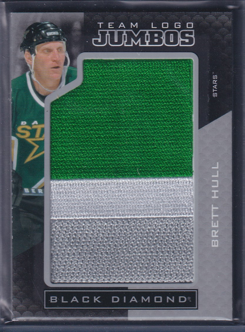 BRETT HULL - 2021 Upper Deck Black Diamond Team Logo Jumbos #TLDS-BH