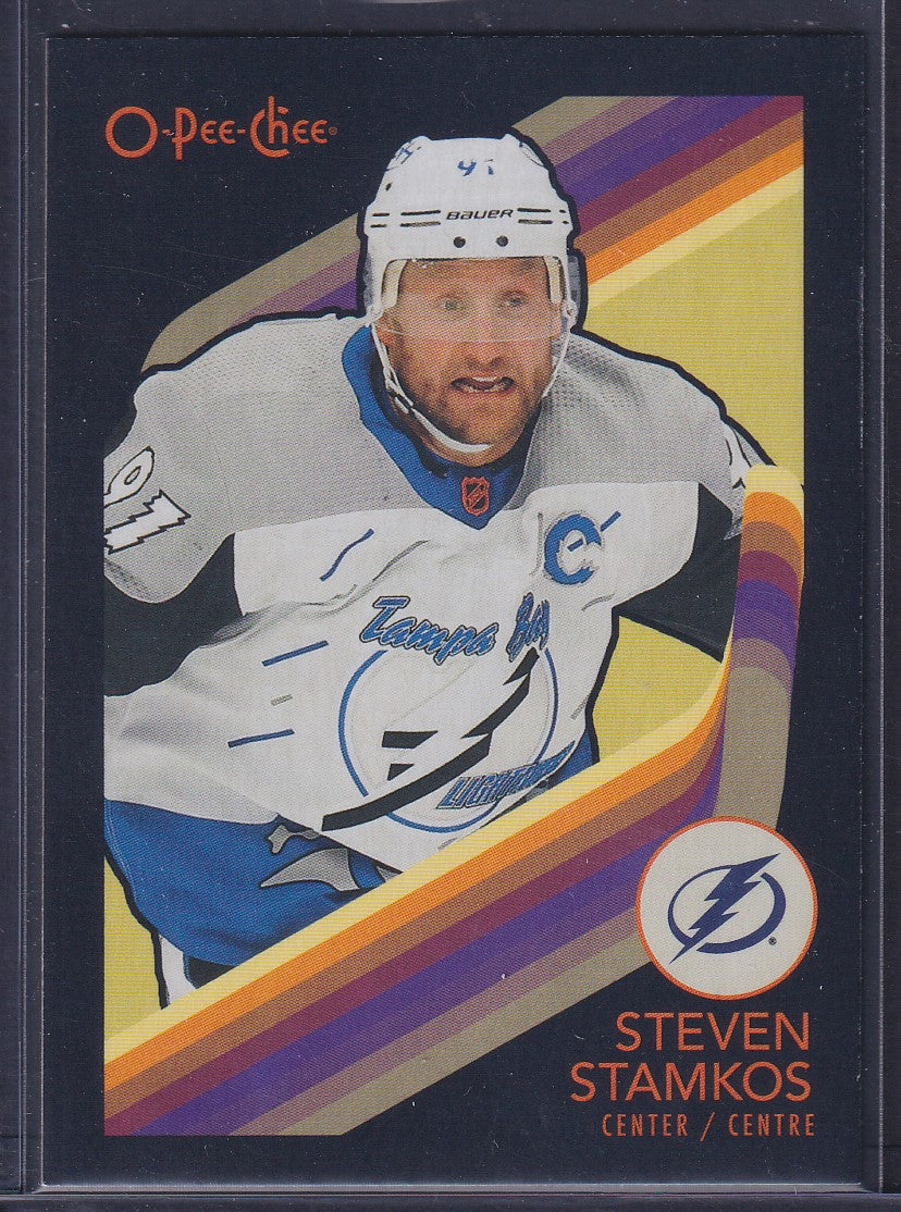 STEVEN STAMKOS - 2023 O-Pee-Chee BLACK BORDER #10, /100